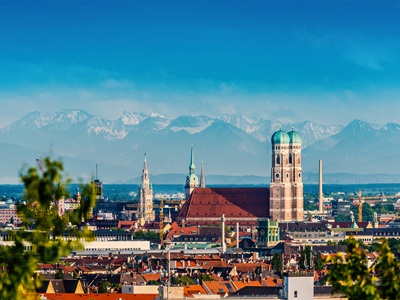 Munich Skyline with Frauenkirche Munich, Bavaria, Germany